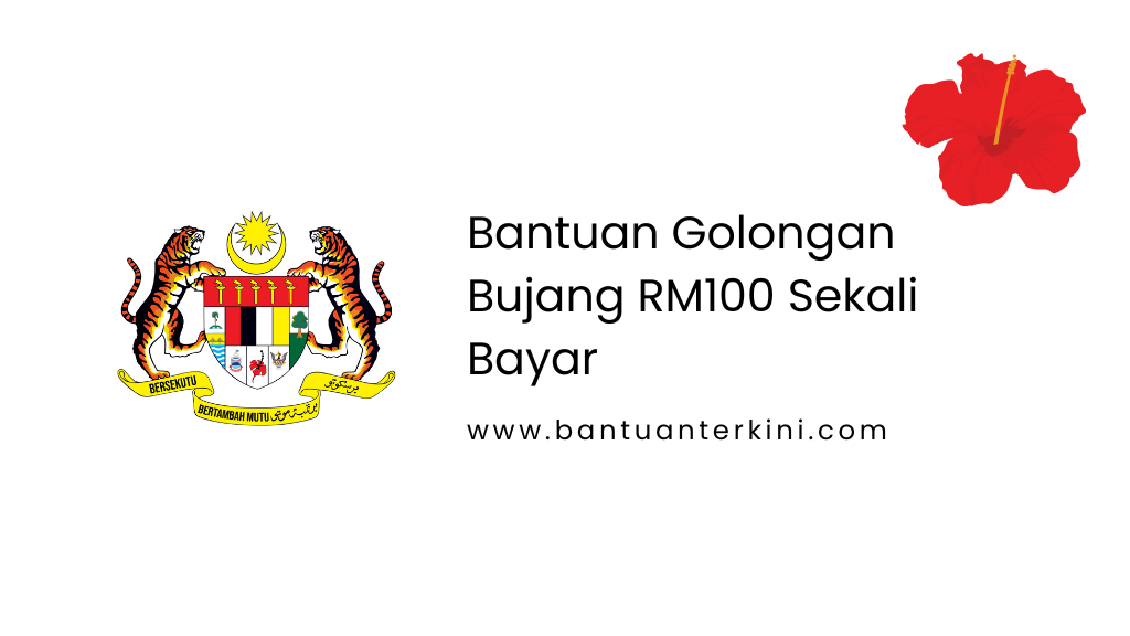 Bantuan Golongan Bujang RM100 Sekali Bayar