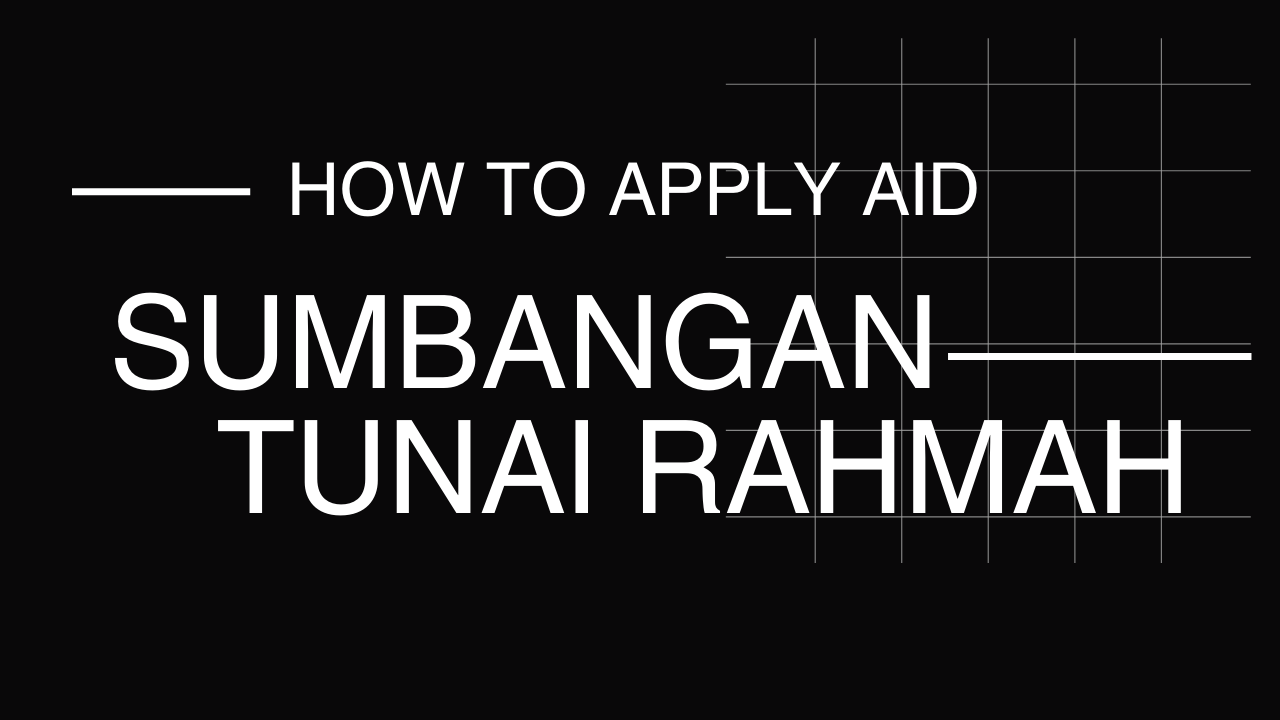 Guide To Apply For Sumbangan Tunai Rahmah (STR)