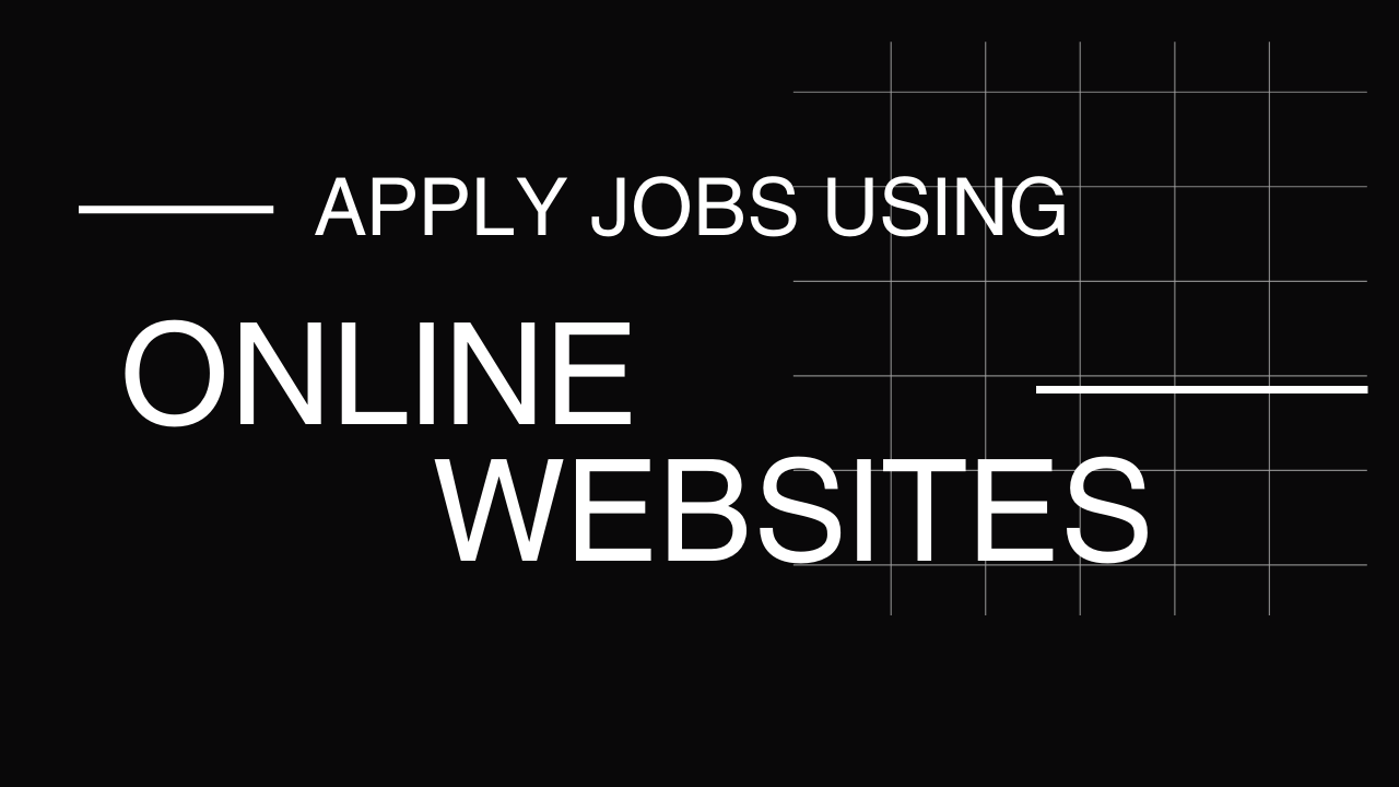 How To Apply Jobs Using Online Website