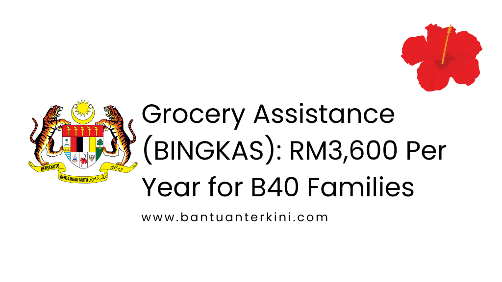 Grocery Assistance (BINGKAS): RM3,600 Per Year for B40 Families